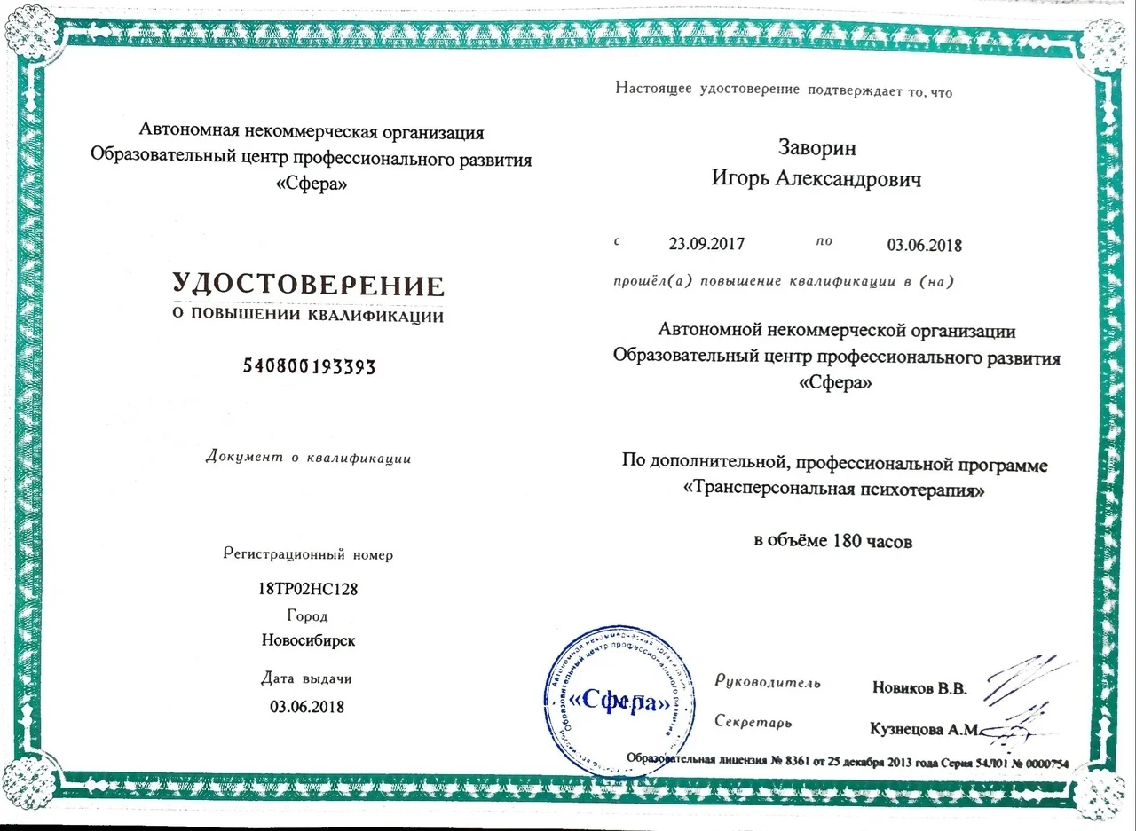 Диплом или сертификат 16